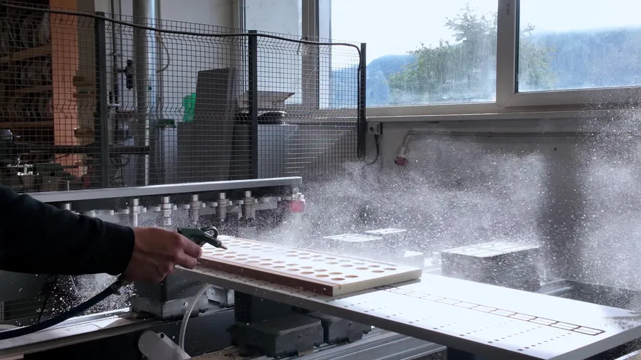 Werkstück nach der CNC-Bearbeitung